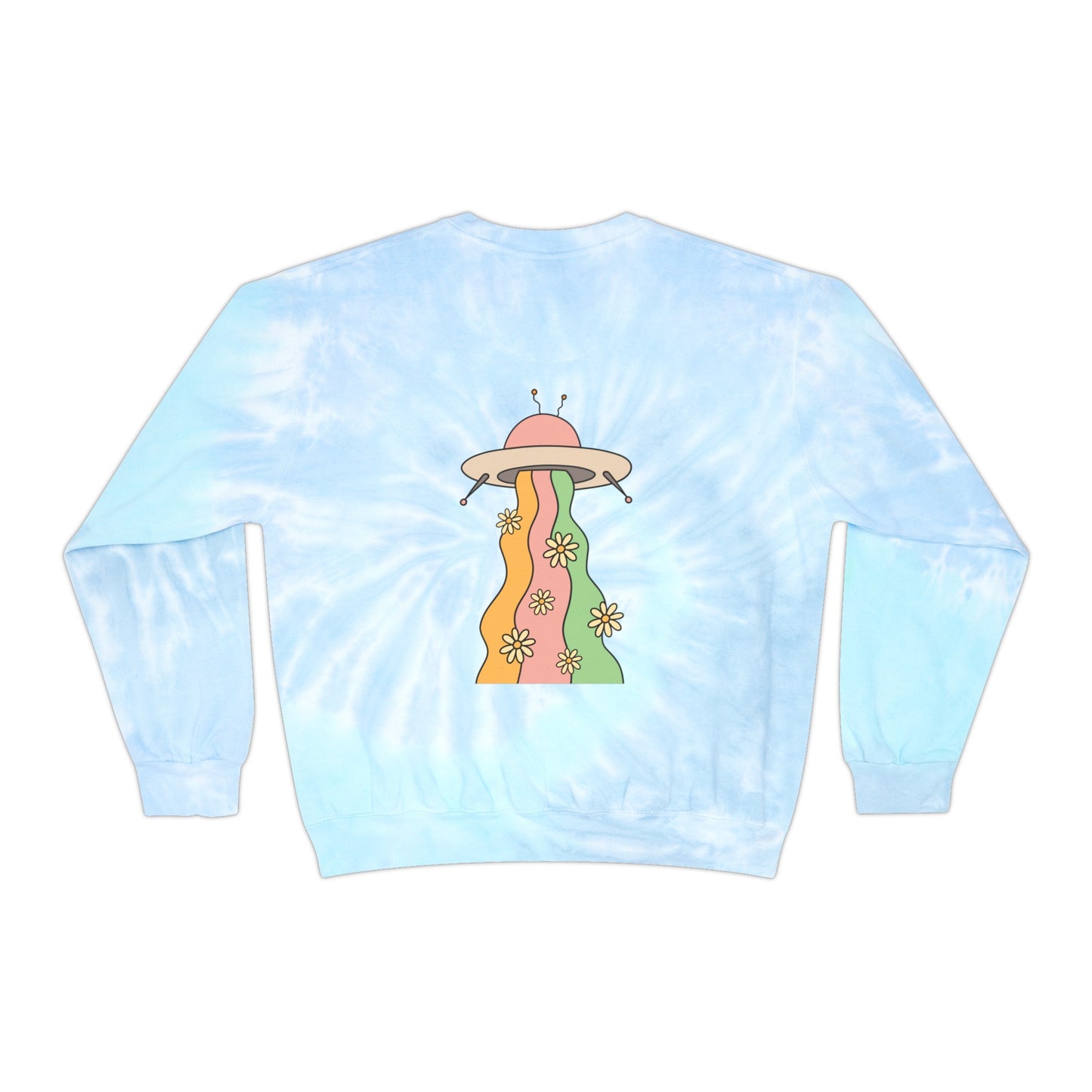 ‘Stay Weird’ Unisex Tie-Dye Sweatshirt