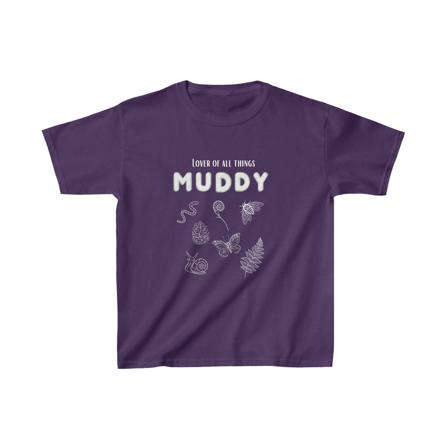 'Lover of all Things Muddy' Kids Heavy Cotton™ Tee