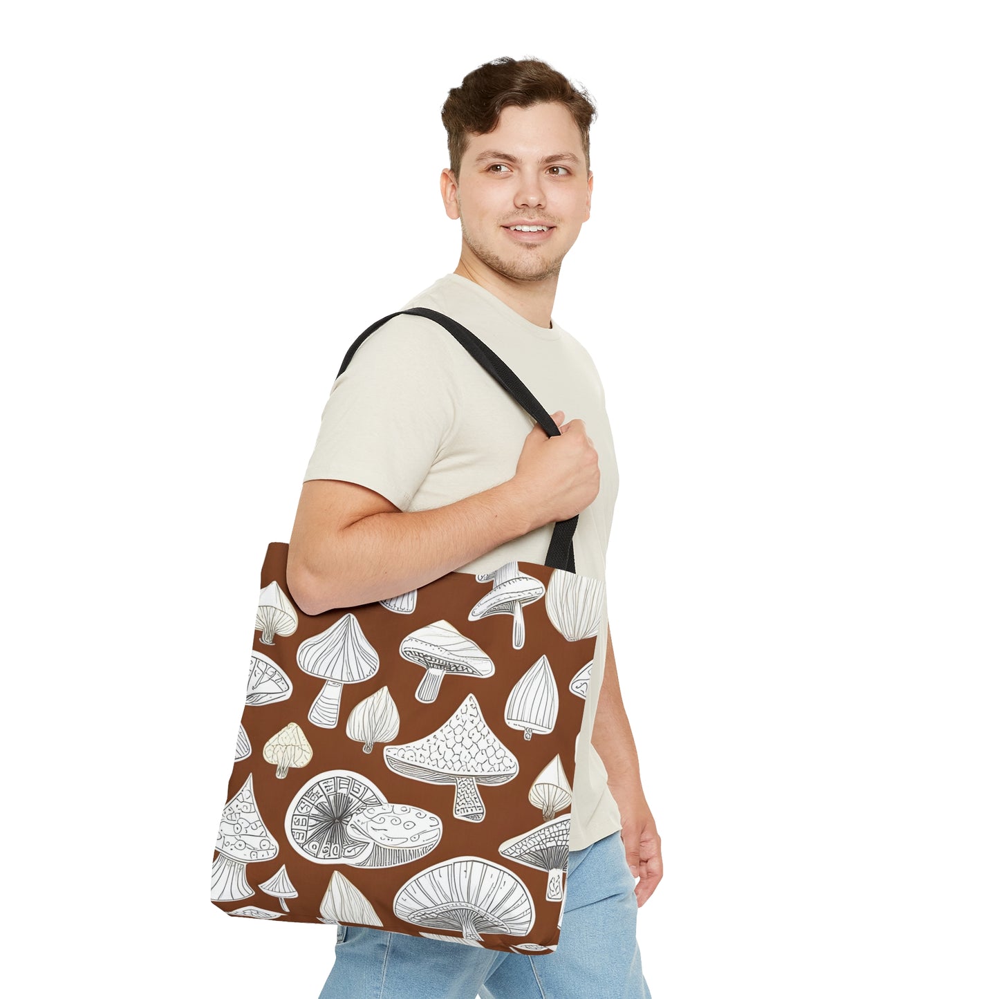 'Brown Mushroom' Tote Bag