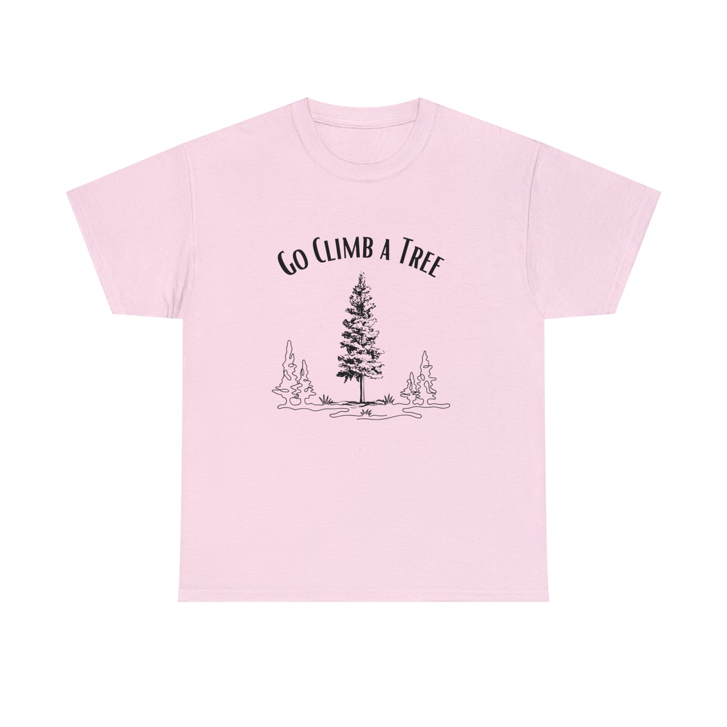 'Go Climb a Tree" Heavy Cotton Tee (Unisex)