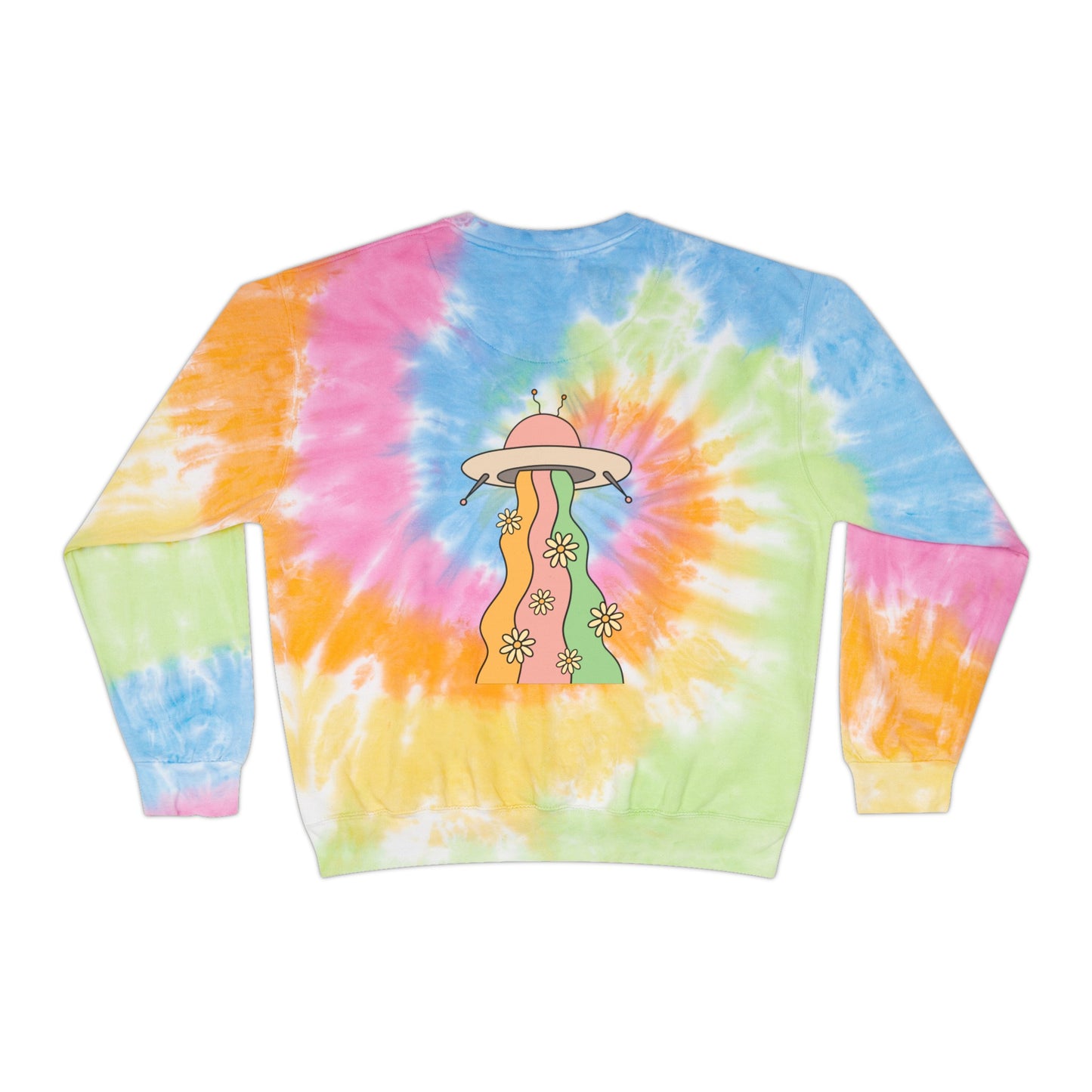 ‘Stay Weird’ Unisex Tie-Dye Sweatshirt