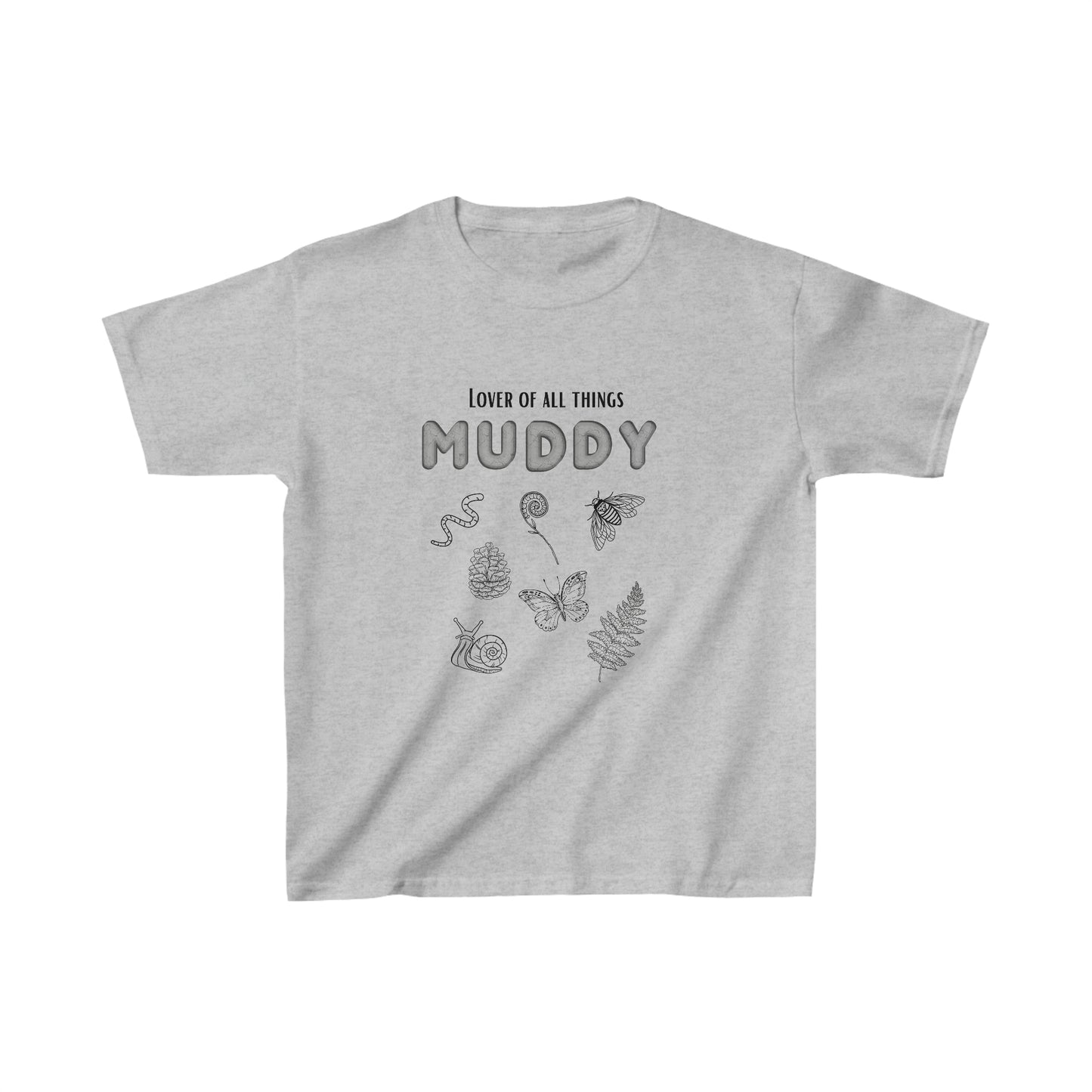 'Lover of all Things Muddy' Kids Heavy Cotton™ Tee