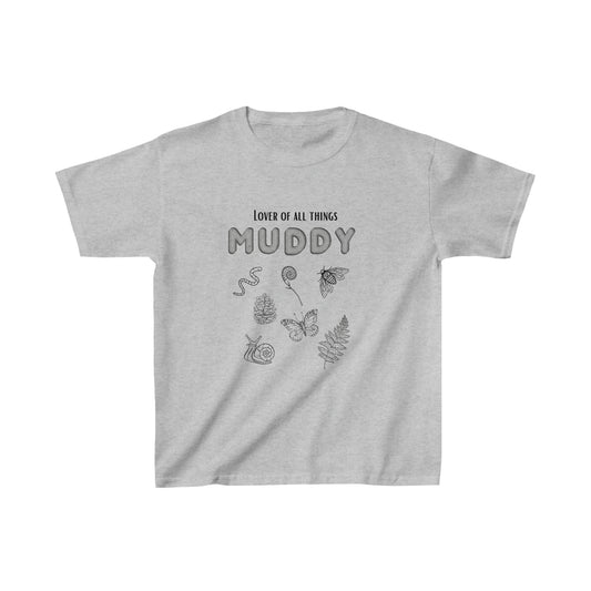 'Lover of all Things Muddy' Kids Heavy Cotton™ Tee