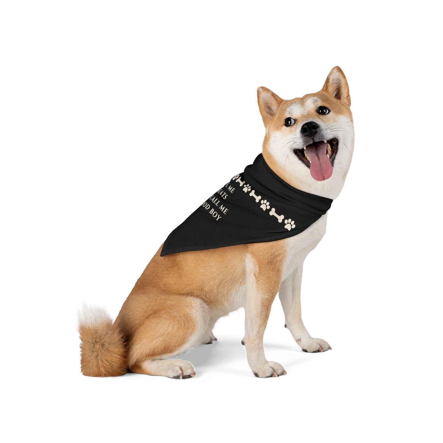 ‘Give me treats’ Pet Bandana