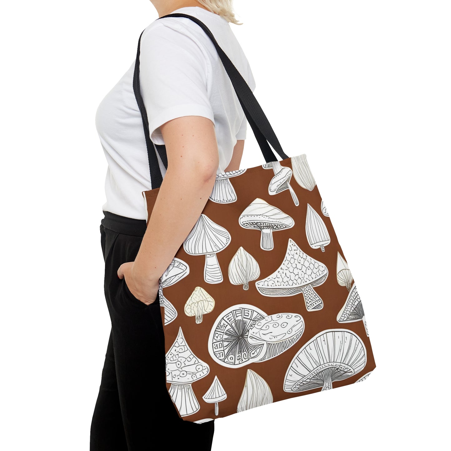 'Brown Mushroom' Tote Bag