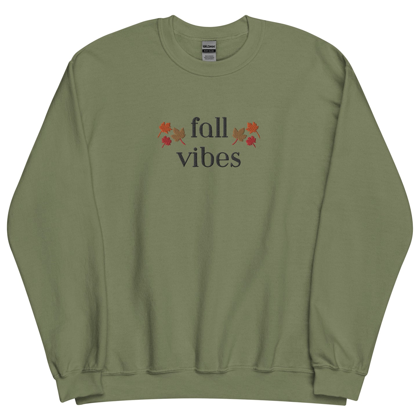 'Fall Vibes' Embroidered Sweatshirt