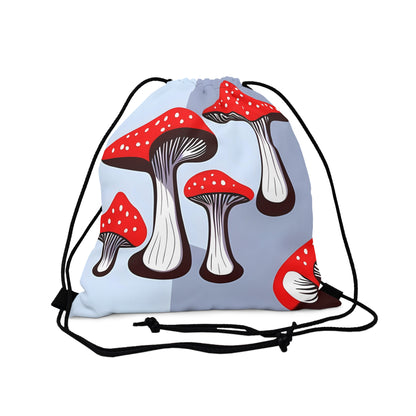 'Red Mushroom' Drawstring Bag