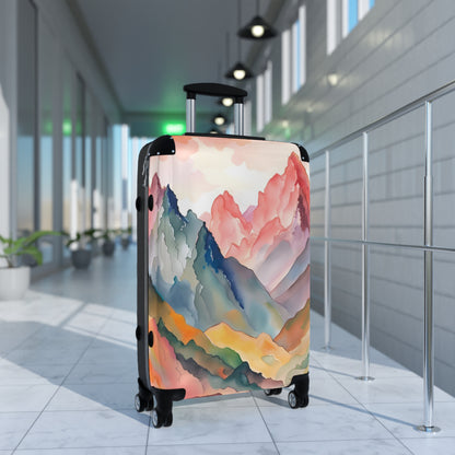 'Watercolor Mountains' Suitcase