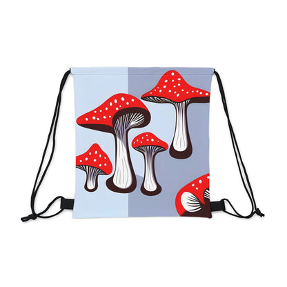 'Red Mushroom' Drawstring Bag