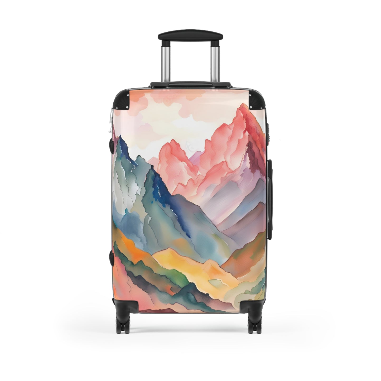 'Watercolor Mountains' Suitcase