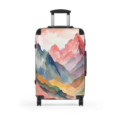 'Watercolor Mountains' Suitcase