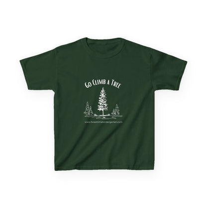 Kids Tee — "Go Climb a Tree" Outdoor Adventure T-Shirt