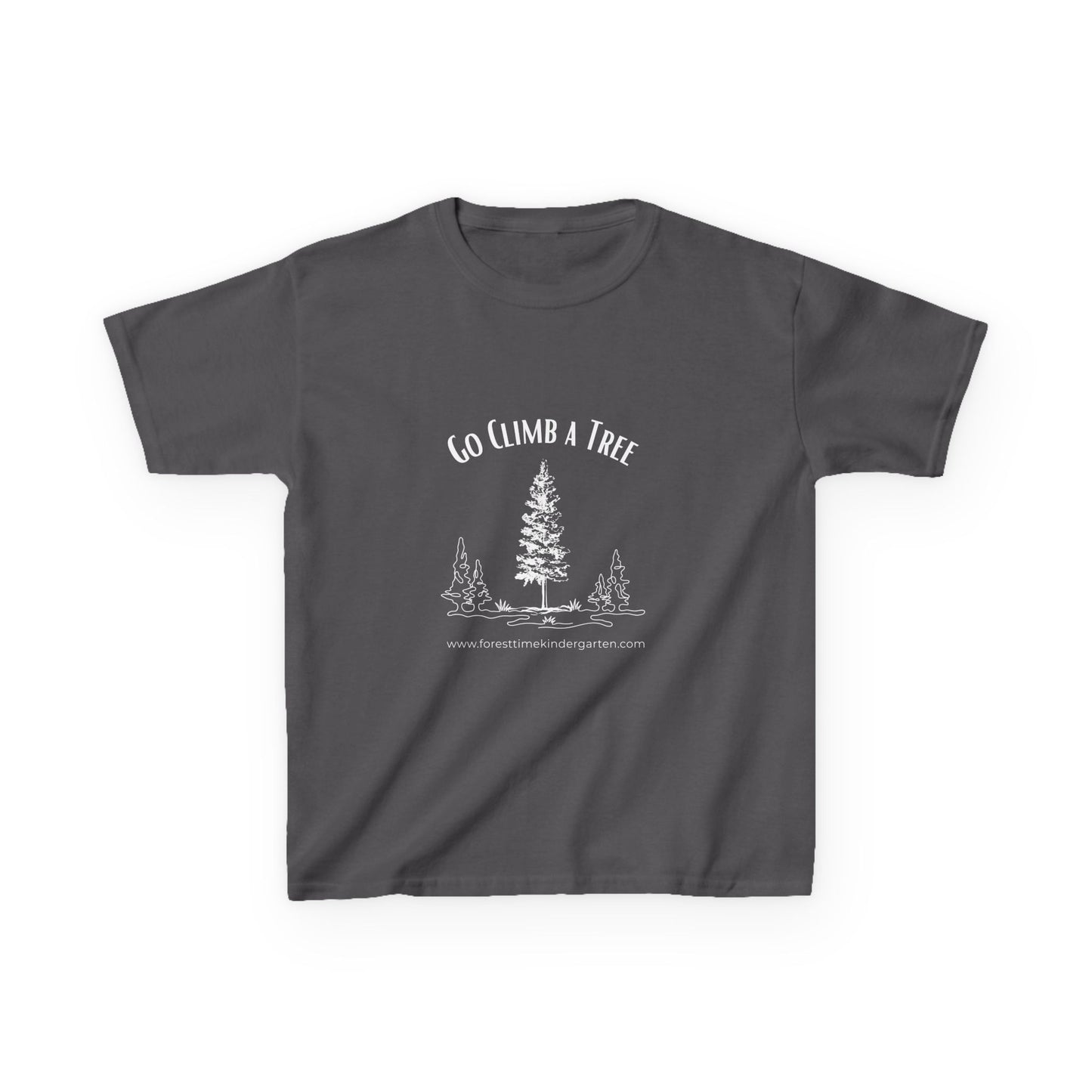 Kids Tee — "Go Climb a Tree" Outdoor Adventure T-Shirt