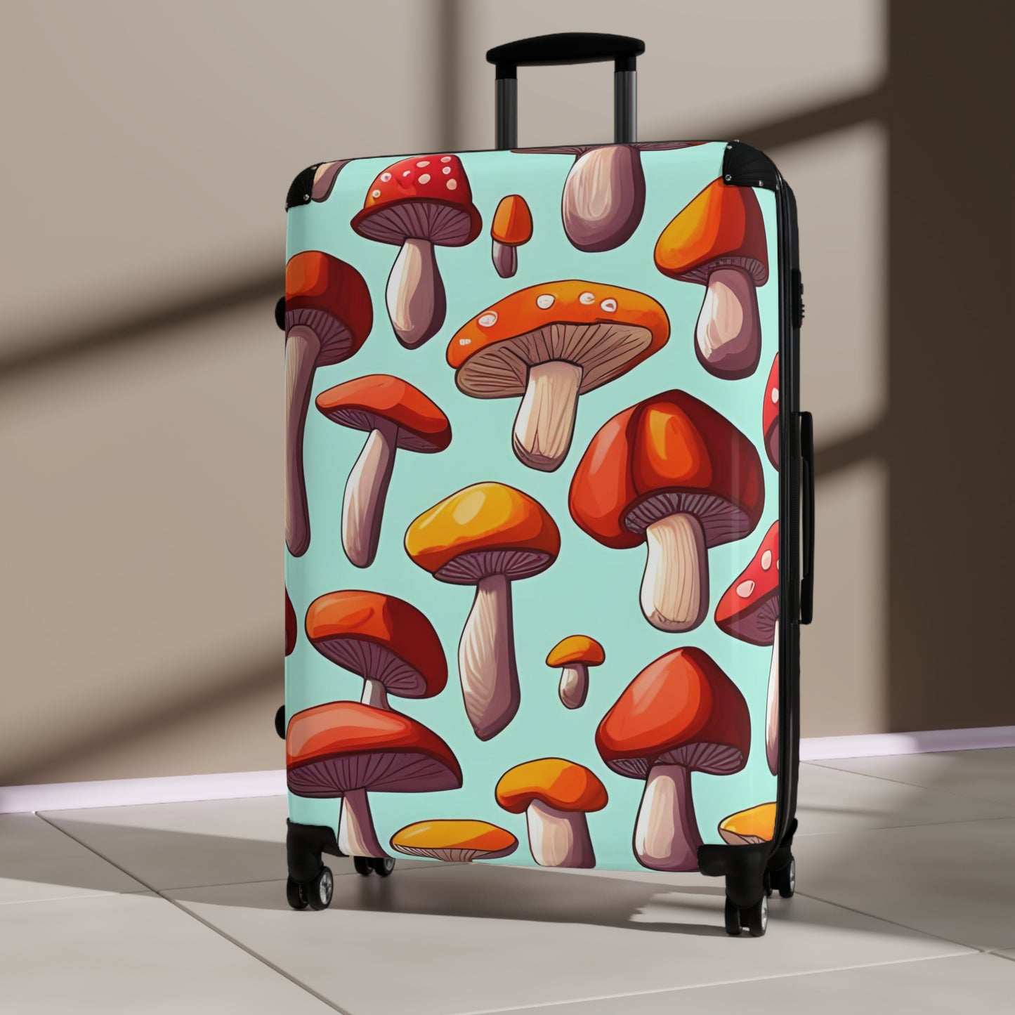 'Painted Mushroom' Suitcase