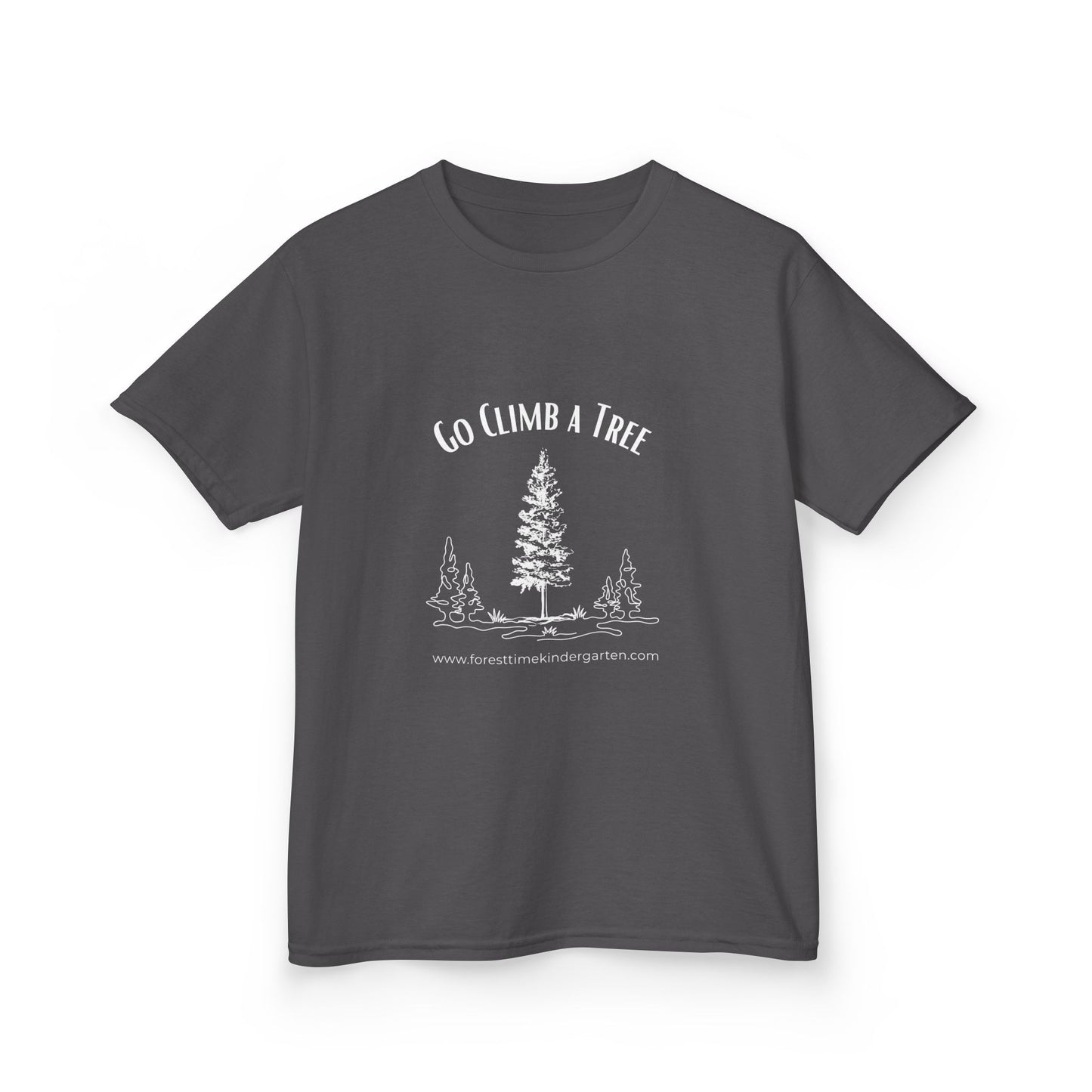 Kids Tee — "Go Climb a Tree" Outdoor Adventure T-Shirt