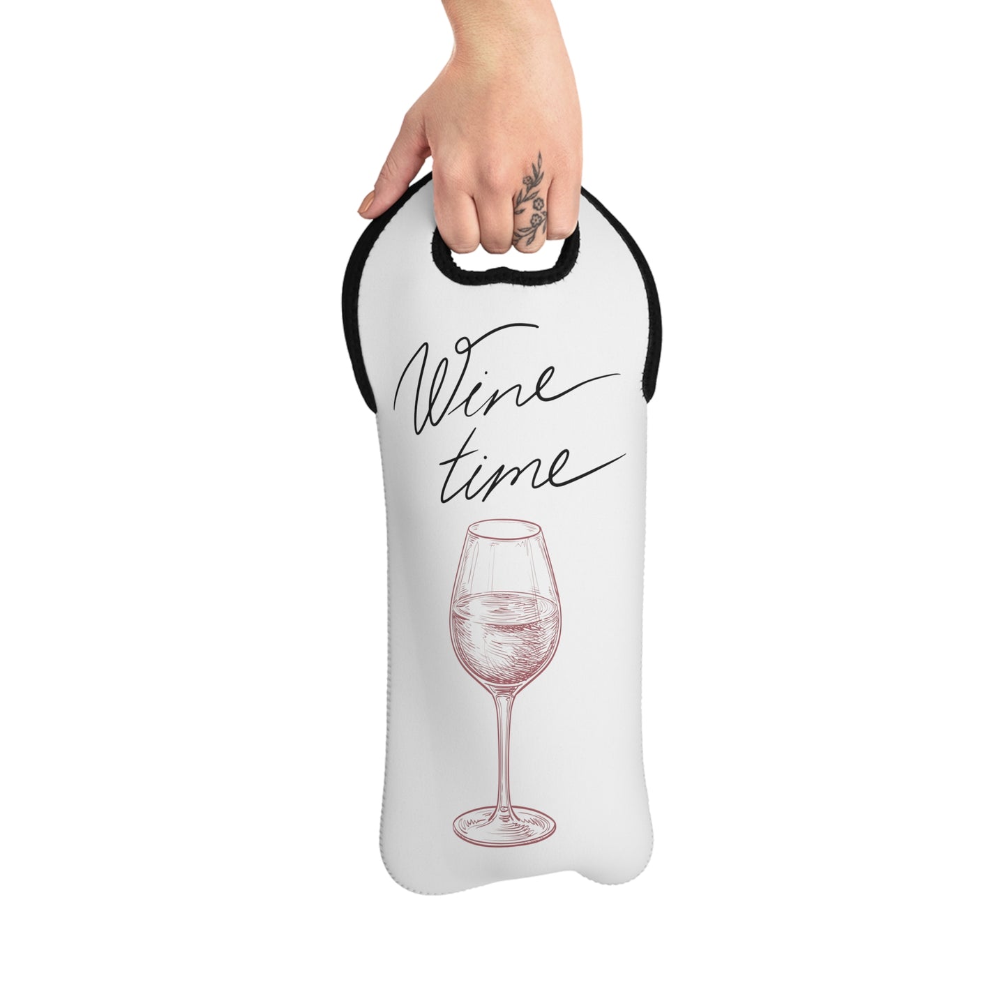 'Wine Time' Wine Tote Bag