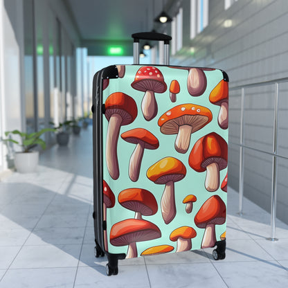 'Painted Mushroom' Suitcase