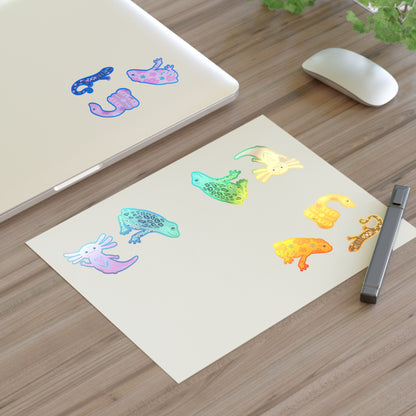 ‘Cute Reptile and Amphibian’ Sticker Sheets