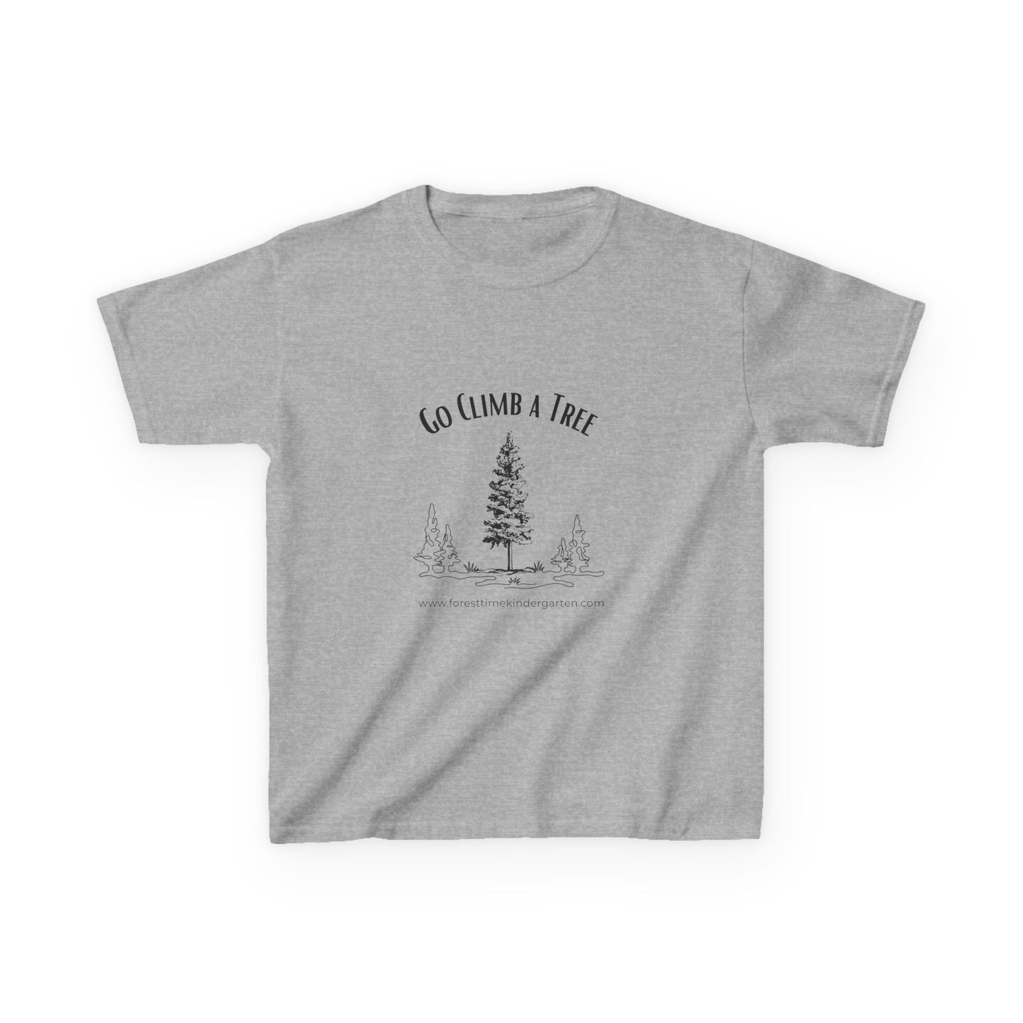 Kids Tee — "Go Climb a Tree" Outdoor Adventure T-Shirt