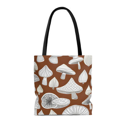 'Brown Mushroom' Tote Bag