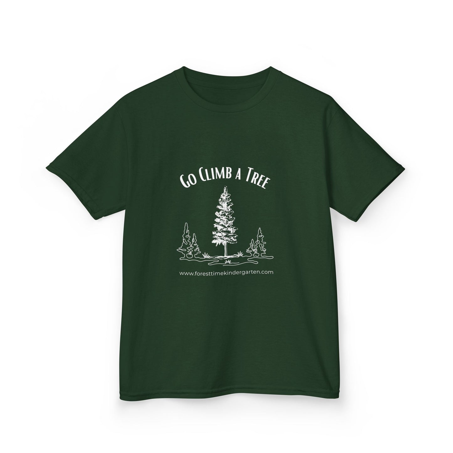 Kids Tee — "Go Climb a Tree" Outdoor Adventure T-Shirt