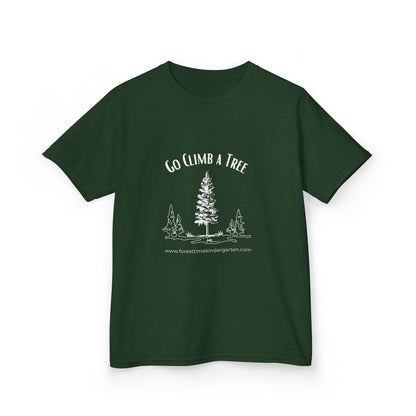 Kids Tee — "Go Climb a Tree" Outdoor Adventure T-Shirt