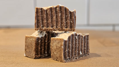 Handmade Soap - Exfoliating Soap - Gardening Soap (Vanilla, Coffee, Oats)