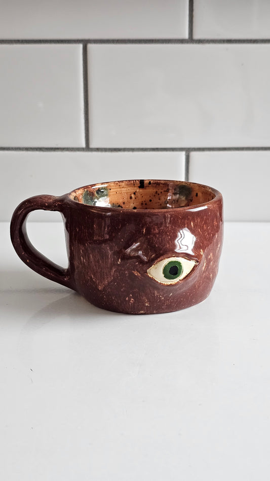 Handmade Third Eye Espresso Mug